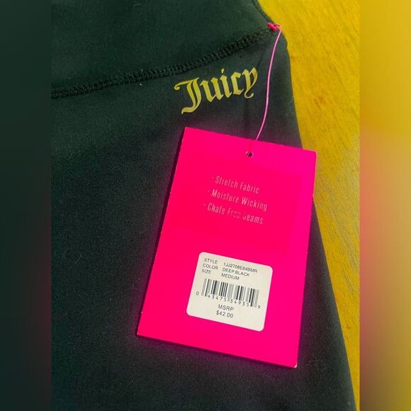 Juicy Couture Sport Black High-Waisted Leggings; Size Medium - Picture 5 of 8